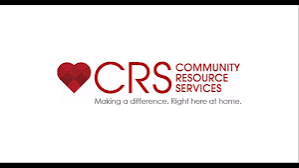 Community Resource Services logo with red heart and CRS text