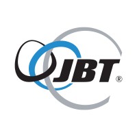 JBT Corporation logo with blue and black overlapping rings